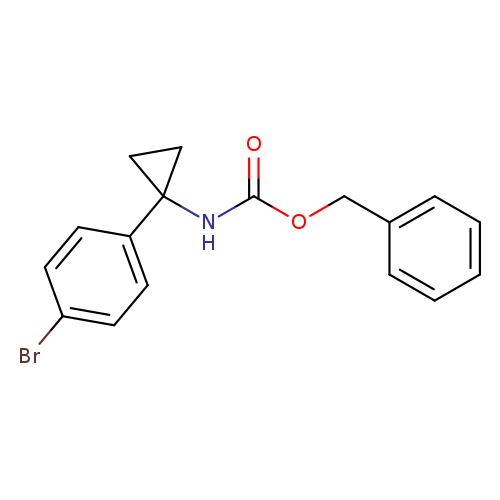 Benzyl 1-(4-bromophenyl)cyclopropylcarbamate