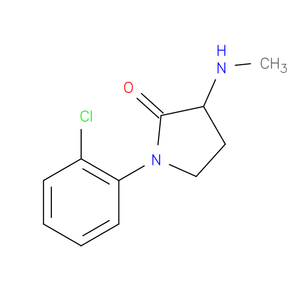 1-(2-chlorophenyl)-3-(methylamino)pyrrolidin-2-one