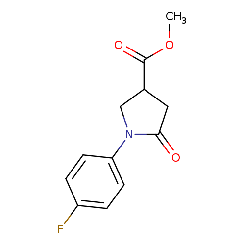 Methyl 1-(4-fluorophenyl)-5-oxopyrrolidine-3-carboxylate