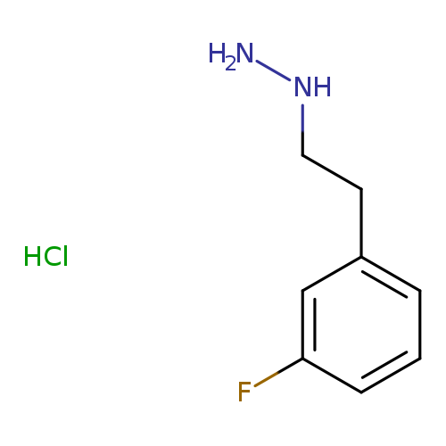 [2-(3-fluorophenyl)ethyl]hydrazine hydrochloride