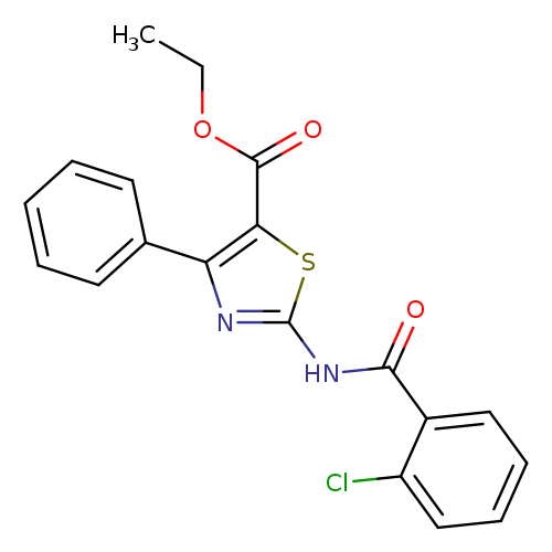ethyl 2-(2-chlorobenzamido)-4-phenyl-1,3-thiazole-5-carboxylate