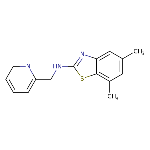 5,7-Dimethyl-N-(pyridin-2-ylmethyl)-1,3-benzothiazol-2-amine