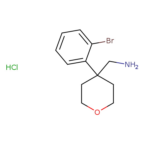 (4-(2-Bromophenyl)tetrahydro-2H-pyran-4-yl)methanamine hydrochloride