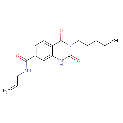 2,4-dioxo-3-pentyl-N-(prop-2-en-1-yl)-1,2,3,4-tetrahydroquinazoline-7-carboxamide
