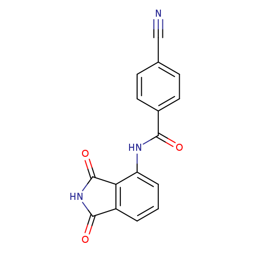4-cyano-N-(1,3-dioxo-2,3-dihydro-1H-isoindol-4-yl)benzamide