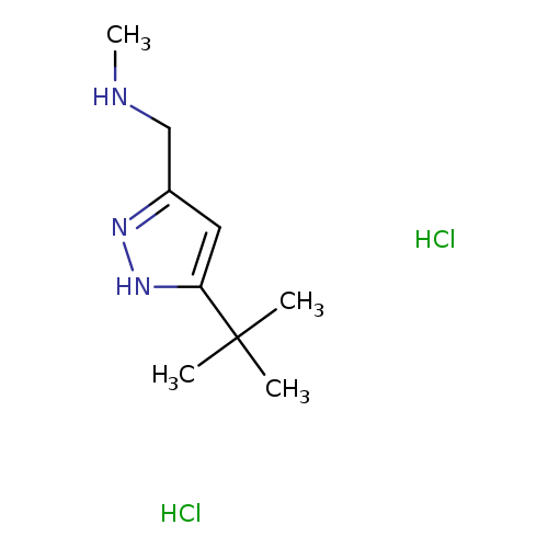 1-(5-(tert-Butyl)-1H-pyrazol-3-yl)-N-methylmethanamine dihydrochloride