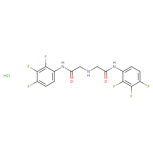 N-(2,3,4-trifluorophenyl)-2-({[(2,3,4-trifluorophenyl)carbamoyl]methyl}amino)acetamide hydrochloride