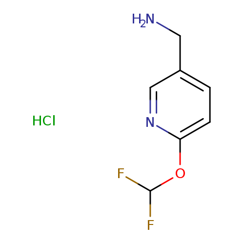 [6-(difluoromethoxy)pyridin-3-yl]methanamine hydrochloride