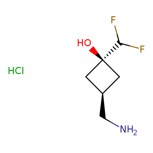 rac-(1s,3s)-3-(aminomethyl)-1-(difluoromethyl)cyclobutan-1-ol hydrochloride