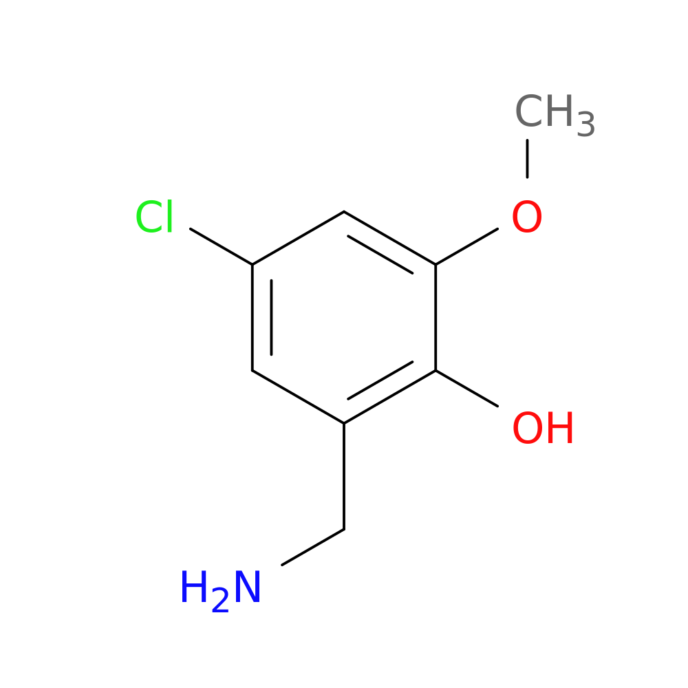 2-(aminomethyl)-4-chloro-6-methoxyphenol