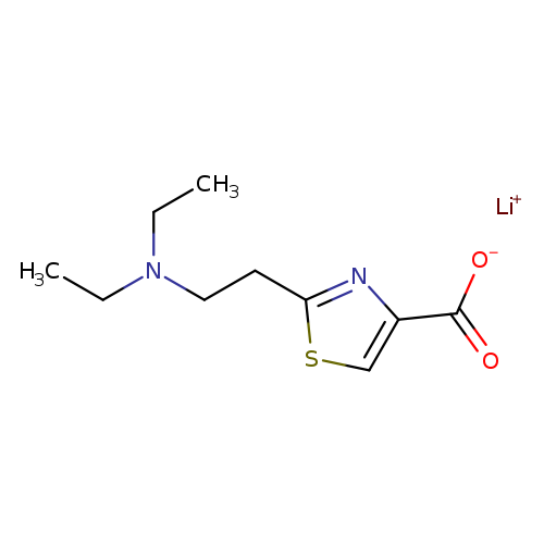 lithium(1+)ion2-[2-(diethylamino)ethyl]-1,3-thiazole-4-carboxylate