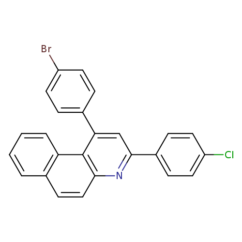 1-(4-bromophenyl)-3-(4-chlorophenyl)benzo[f]quinoline