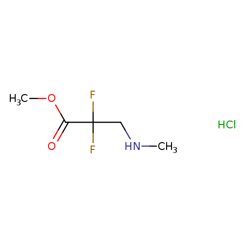 methyl2,2-difluoro-3-(methylamino)propanoatehydrochloride