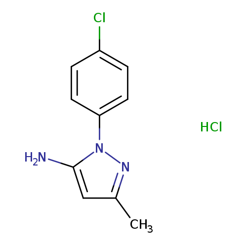 1-(4-chlorophenyl)-3-methyl-1H-pyrazol-5-amine hydrochloride