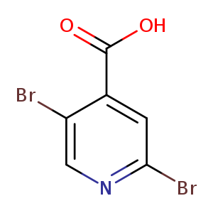 4-​Pyridinecarboxylic acid, 2,​5-​dibromo-