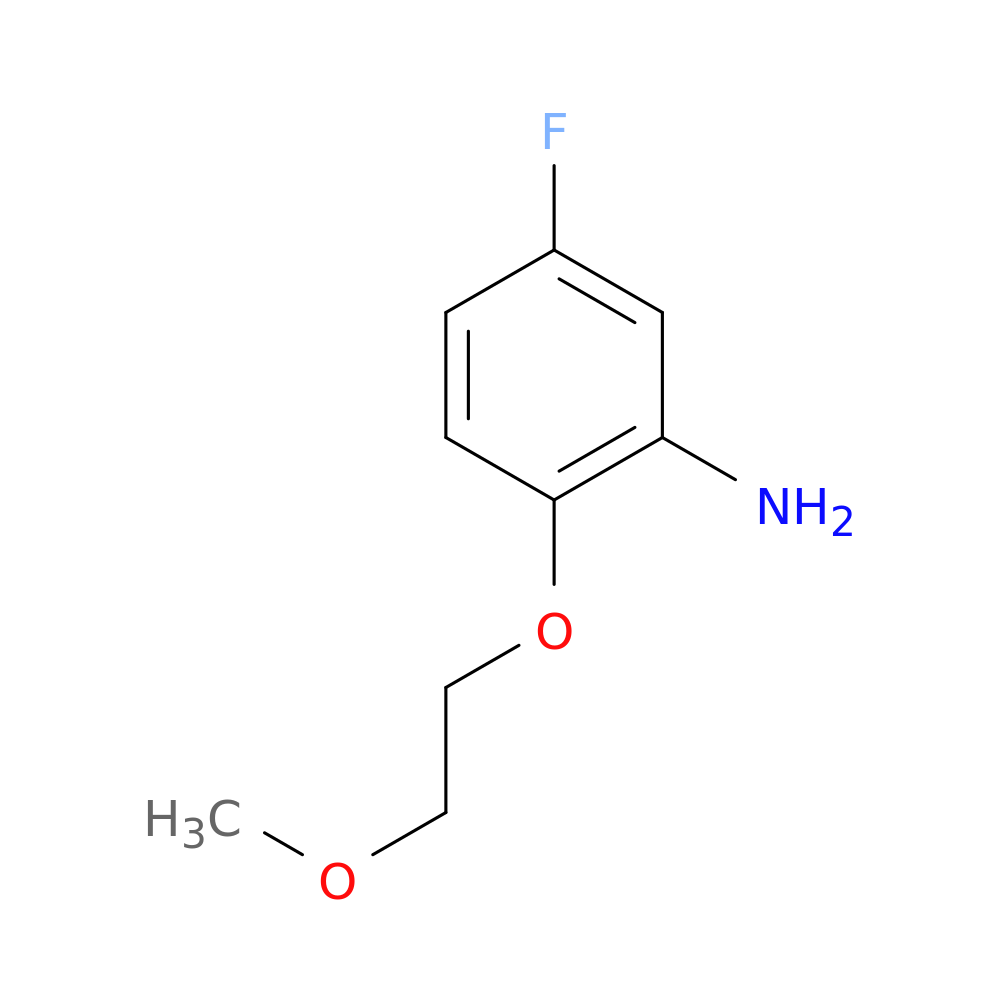 5-Fluoro-2-(2-methoxyethoxy)aniline