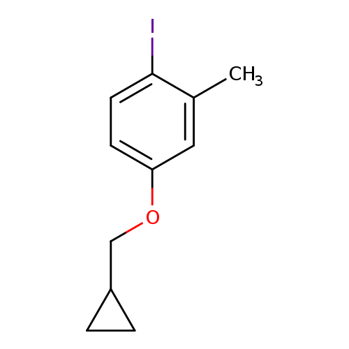 4-(Cyclopropylmethoxy)-1-iodo-2-methylbenzene