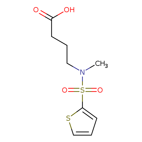 4-[Methyl(thien-2-ylsulfonyl)amino]butanoic acid