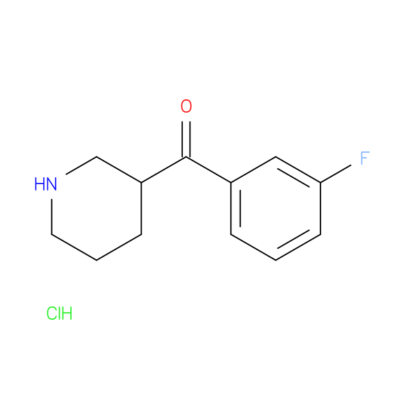 3-[(3-Fluorophenyl)carbonyl]piperidine HCl