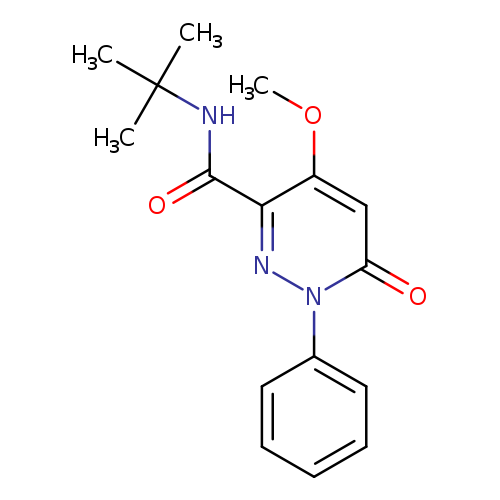 N-tert-butyl-4-methoxy-6-oxo-1-phenyl-1,6-dihydropyridazine-3-carboxamide