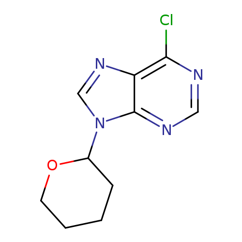 6-Chloro-9-(tetrahydro-2H-pyran-2-yl)-9H-purine