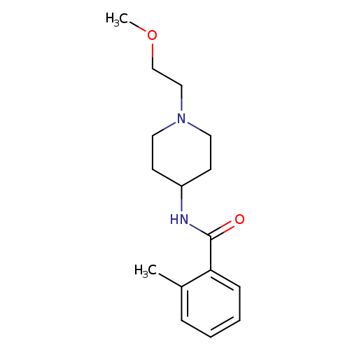 N-[1-(2-methoxyethyl)piperidin-4-yl]-2-methylbenzamide