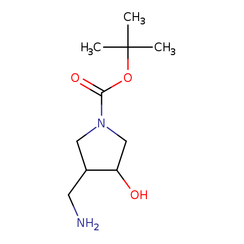tert-Butyl 3-(aminomethyl)-4-hydroxypyrrolidine-1-carboxylate