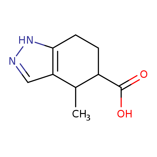 4-methyl-4,5,6,7-tetrahydro-1H-indazole-5-carboxylic acid