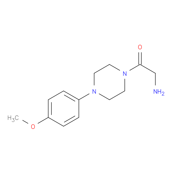 2-amino-1-[4-(4-methoxyphenyl)piperazin-1-yl]ethanone