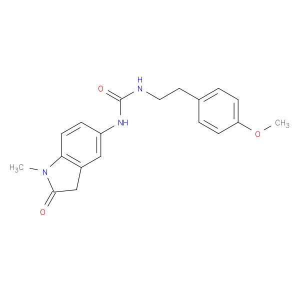 1-[2-(4-methoxyphenyl)ethyl]-3-(1-methyl-2-oxo-2,3-dihydro-1H-indol-5-yl)urea