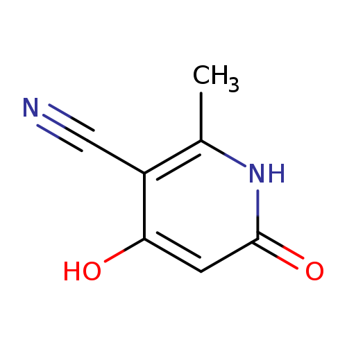 1,6-dihydro-4-hydroxy-2-methyl-6-oxonicotinonitrile