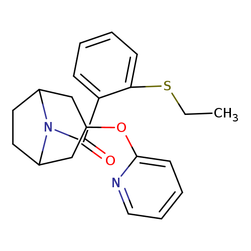 8-[2-(ethylsulfanyl)benzoyl]-3-(pyridin-2-yloxy)-8-azabicyclo[3.2.1]octane