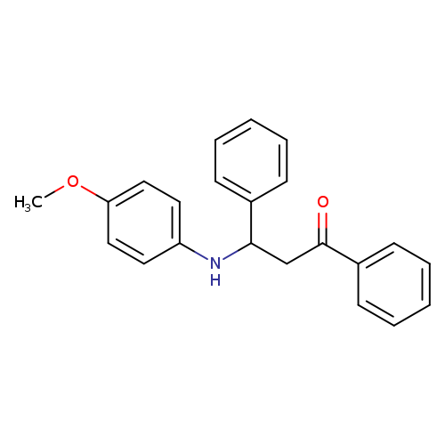 1-Propanone, 3-[(4-methoxyphenyl)amino]-1,3-diphenyl-