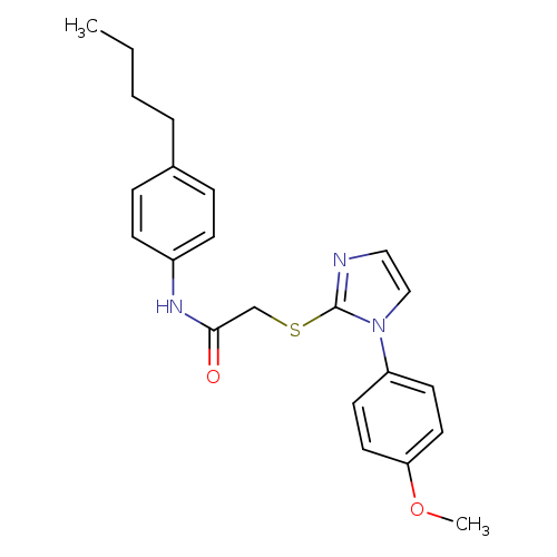 N-(4-butylphenyl)-2-{[1-(4-methoxyphenyl)-1H-imidazol-2-yl]sulfanyl}acetamide