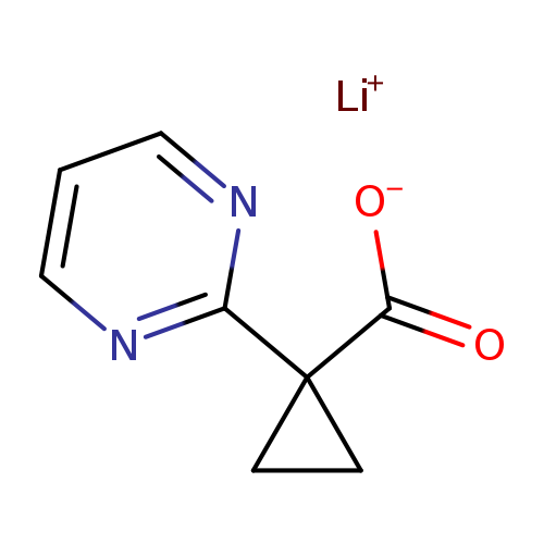 lithium(1+) 1-(pyrimidin-2-yl)cyclopropane-1-carboxylate