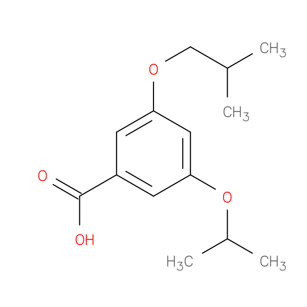3-(2-Methylpropoxy)-5-(propan-2-yloxy)benzoic acid