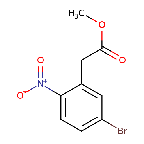 BENZENEACETIC ACID, 5-BROMO-2-NITRO-, METHYL ESTER