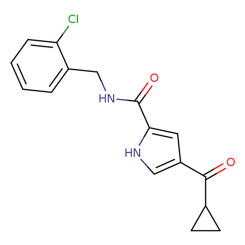 N-[(2-chlorophenyl)methyl]-4-cyclopropanecarbonyl-1H-pyrrole-2-carboxamide