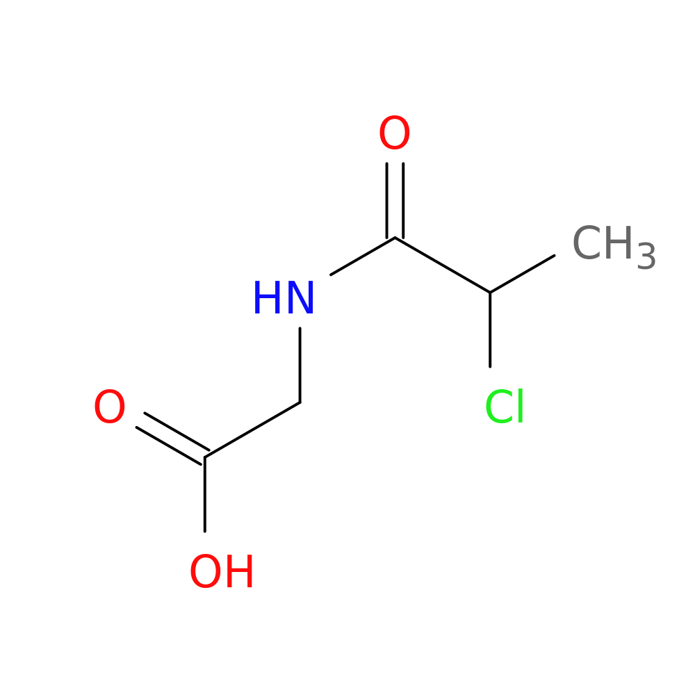 2-(2-Chloropropanamido)acetic acid