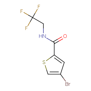 4-bromo-N-(2,2,2-trifluoroethyl)thiophene-2-carboxamide