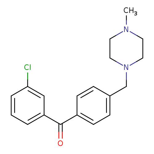 3-CHLORO-4'-(4-METHYLPIPERAZINOMETHYL) BENZOPHENONE
