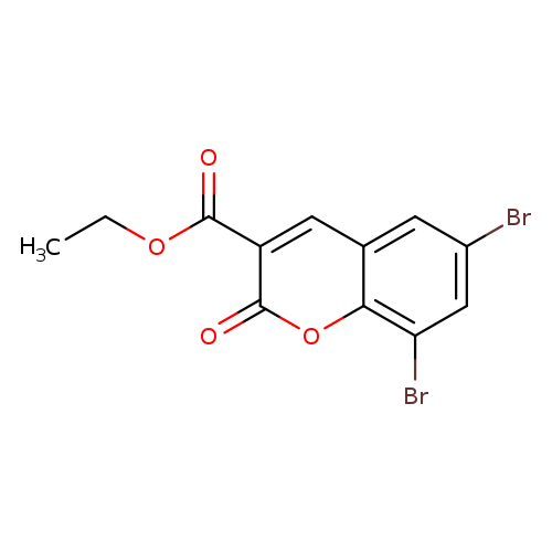 ETHYL 6,8-DIBROMO-2-OXO-2H-CHROMENE-3-CARBOXYLATE