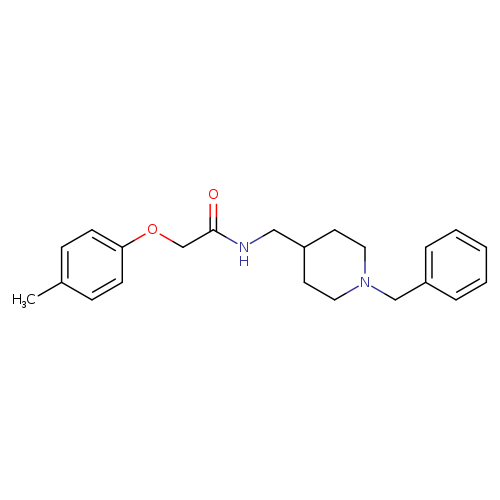 N-[(1-benzylpiperidin-4-yl)methyl]-2-(4-methylphenoxy)acetamide