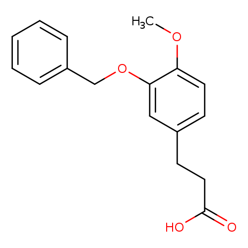 3-(3-(benzyloxy)-4-methoxyphenyl)propanoic acid