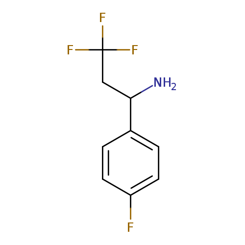 3,3,3-trifluoro-1-(4-fluorophenyl)propan-1-amine