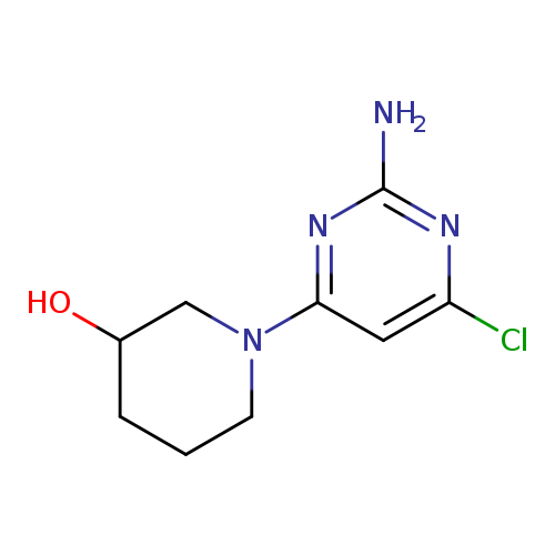 1-(2-amino-6-chloropyrimidin-4-yl)piperidin-3-ol