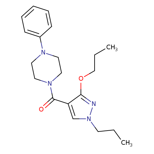 1-phenyl-4-(3-propoxy-1-propyl-1H-pyrazole-4-carbonyl)piperazine