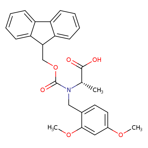 L-​Alanine, N-​[(2,​4-​dimethoxyphenyl)​methyl]​-​N-​[(9H-​fluoren-​9-​ylmethoxy)​carbonyl]​-