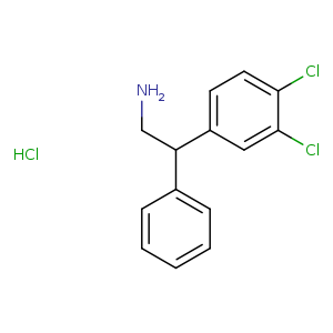 2-(3,4-Dichlorophenyl)-2-phenylethylamine, HCl