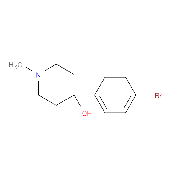 4-(4-Bromophenyl)-1-methylpiperidin-4-ol